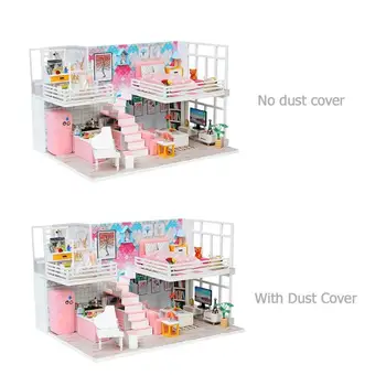 Children Wooden DIY Doll House Model Toys Kids Miniature Dollhouse Furniture Building Set Baby Handmade Assembly Birthday Gift
Children Wooden DIY Doll House Model Toys Kids Miniature Dollhouse Furniture Building Set Baby Handmade Assembly Birthday Gift