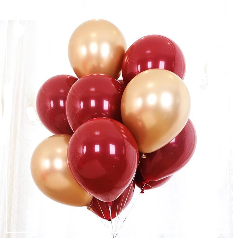 10pcs New Glossy Metal Pearl Latex Balloons Ruby Red Chrome Metallic Colors Air Balloons Wedding Party Decoration
10pcs New Glossy Metal Pearl Latex Balloons Ruby Red Chrome Metallic Colors Air Balloons Wedding Party Decoration
