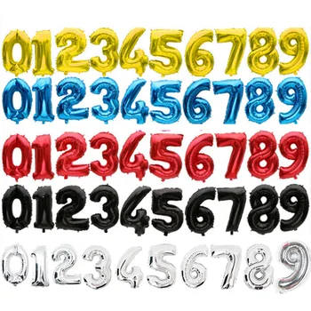 16&32 Inch colors Number Balloons Foil Balloon Air Inflatable Balls Birthday Wedding party Decoration Celebration DIY Balloon
16&32 Inch colors Number Balloons Foil Balloon Air Inflatable Balls Birthday Wedding party Decoration Celebration DIY Balloon