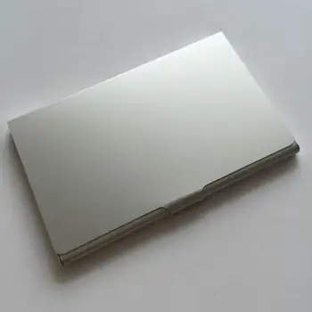 100 pcs Stainless Steel Pocket Box Business ID Credit Card Case Metal Fine Box Holder Silver
100 pcs Stainless Steel Pocket Box Business ID Credit Card Case Metal Fine Box Holder Silver