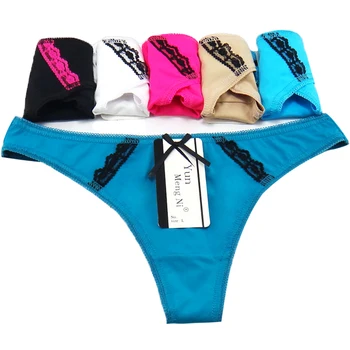 6pcs/lot Women's Cotton Panties Girl Briefs Sexy Lace Patchwork Thong Low-waist Cotton Ladies Underwear T Pants Briefs M L XL 
6pcs/lot Women's Cotton Panties Girl Briefs Sexy Lace Patchwork Thong Low-waist Cotton Ladies Underwear T Pants Briefs M L XL