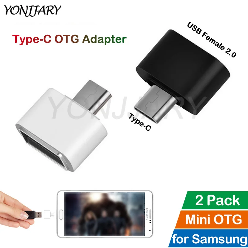 2Pcs Type-C OTG Adapter for Samsung Galaxy S8 S9 S10 Plus S10e Note 8 9 A6s A9s A8 2018 A60 USB-C OTG Data Converter for Galaxy
2Pcs Type-C OTG Adapter for Samsung Galaxy S8 S9 S10 Plus S10e Note 8 9 A6s A9s A8 2018 A60 USB-C OTG Data Converter for Galaxy