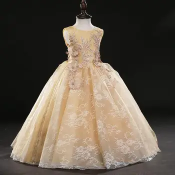 2019 Kids Girls Lace Appliques Ball Gown Baby Girl Beads First Communion Dress Children Mesh Pearls Princess Party Vestido Q632
2019 Kids Girls Lace Appliques Ball Gown Baby Girl Beads First Communion Dress Children Mesh Pearls Princess Party Vestido Q632