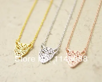 Fashion personalized gold silver pink gold cute exquisite Leopard Face pendant Necklace for men gift
Fashion personalized gold silver pink gold cute exquisite Leopard Face pendant Necklace for men gift