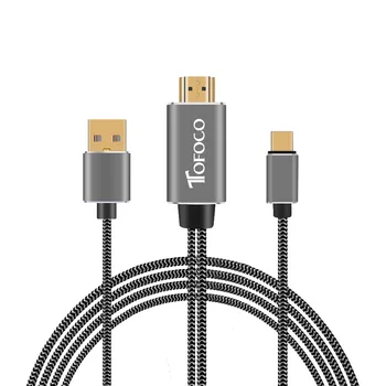 TOFOCO USB C to HDMI 4K Cable Adapter (Thunderbolt 3 Compatible) For huawei mate 10 pro/macBook pro 2017/Samsung S8/dell XPS13
TOFOCO USB C to HDMI 4K Cable Adapter (Thunderbolt 3 Compatible) For huawei mate 10 pro/macBook pro 2017/Samsung S8/dell XPS13