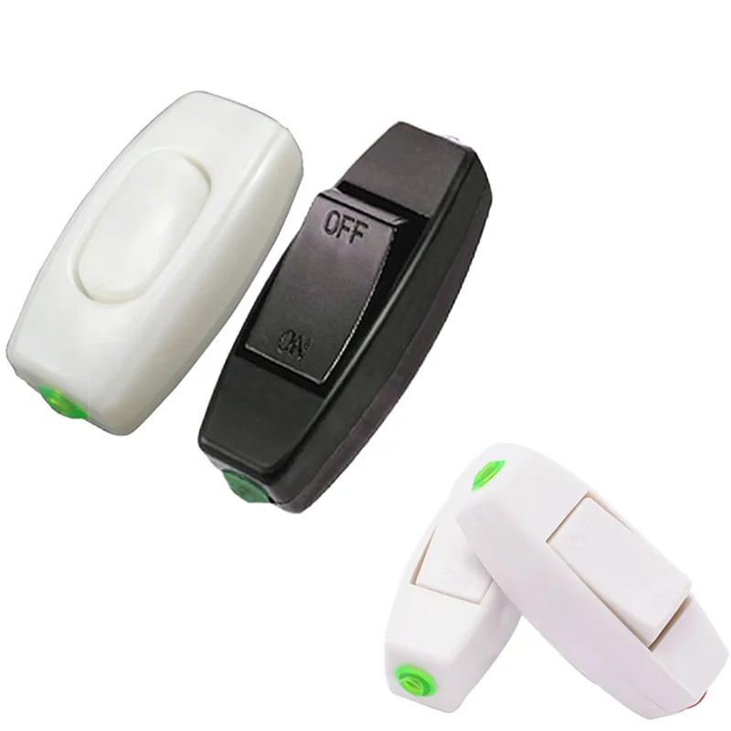 Hoomall 6A 250V Rocker Switch Lnline Table Lamp Desk Light Control Switch Socket Black White Electric Switch Parts 1PC
Hoomall 6A 250V Rocker Switch Lnline Table Lamp Desk Light Control Switch Socket Black White Electric Switch Parts 1PC