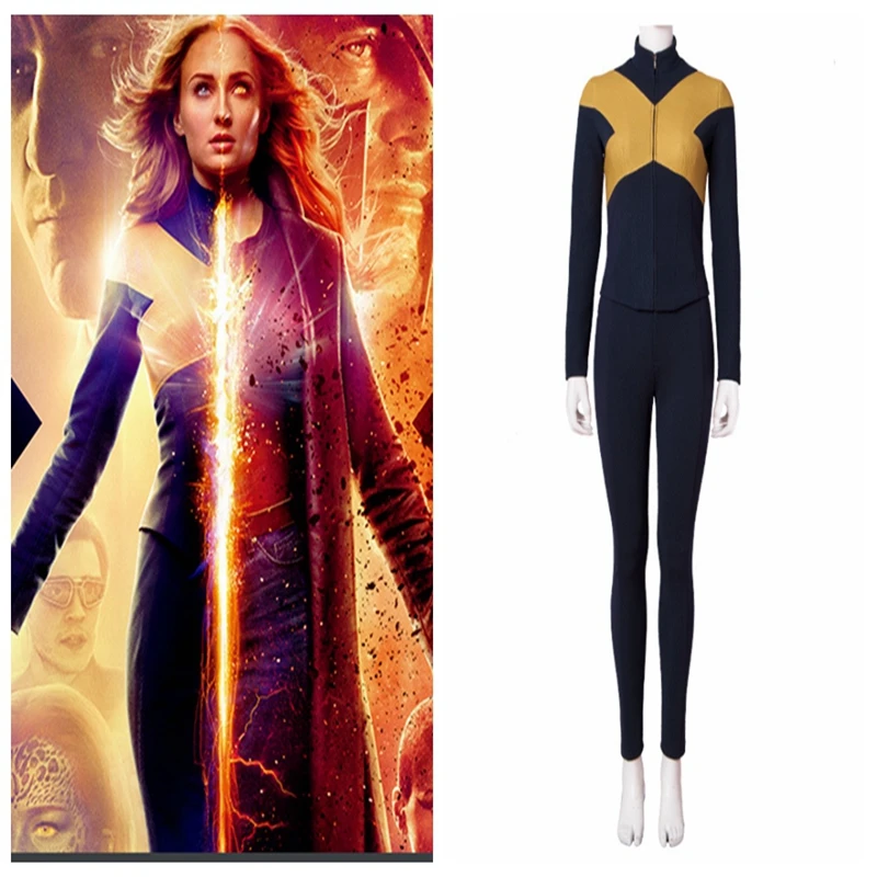cos Jean Grey 2019 X-Men: Dark Phoenix Cosplay Costume Jumpsuit Jacket Uniform Suit For Women Girls Halloween Carnival Costumes
cos Jean Grey 2019 X-Men: Dark Phoenix Cosplay Costume Jumpsuit Jacket Uniform Suit For Women Girls Halloween Carnival Costumes