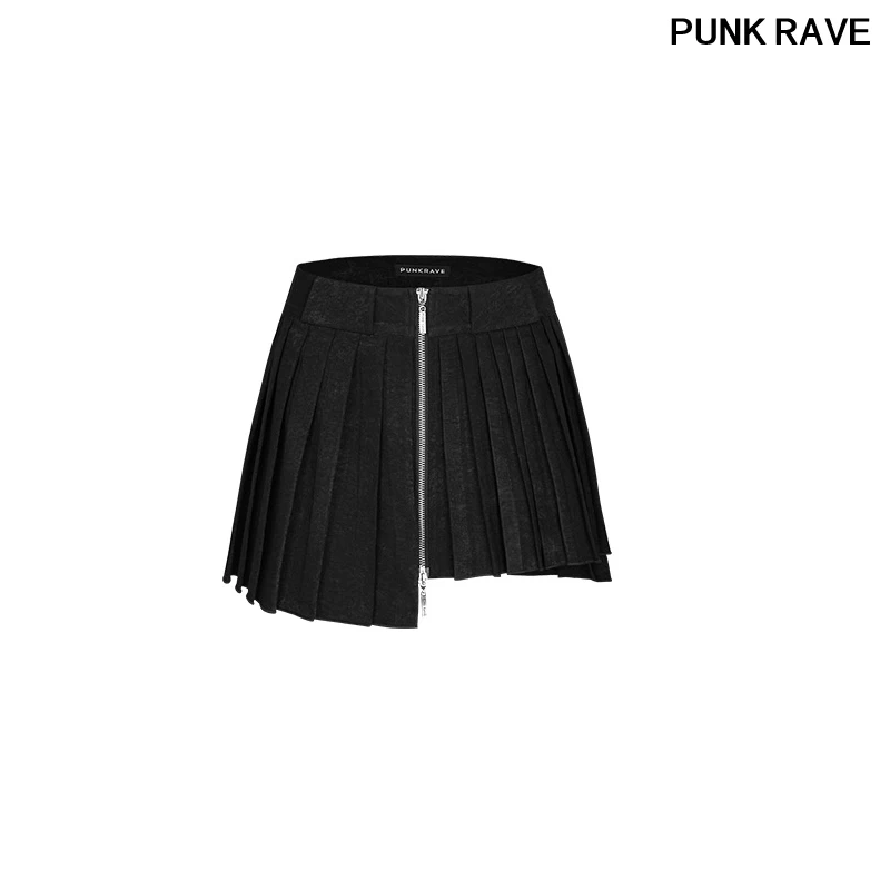 Fashion Two-way Separating Zip Sexy Girls Short Skirt Rock Matte Irregular Woven Mini Pleated Women Skirts PUNK RAVE OPQ-242BQF
Fashion Two-way Separating Zip Sexy Girls Short Skirt Rock Matte Irregular Woven Mini Pleated Women Skirts PUNK RAVE OPQ-242BQF