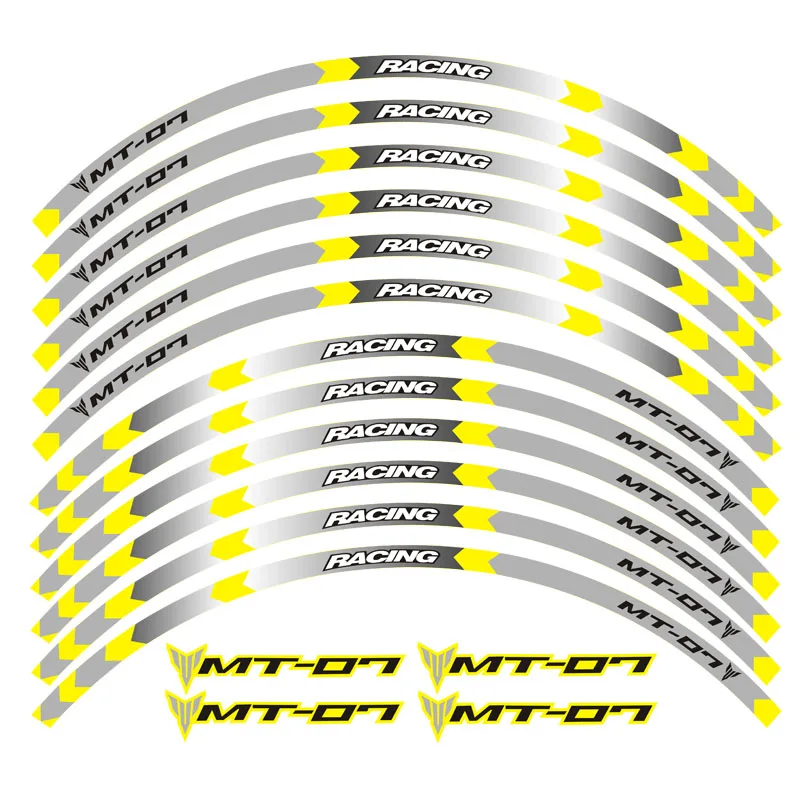 High quality 12 Pcs Motorcycle MT07 Wheel decals stripe Reflective Rim Sticker For Yamaha MT-07 MT07
High quality 12 Pcs Motorcycle MT07 Wheel decals stripe Reflective Rim Sticker For Yamaha MT-07 MT07