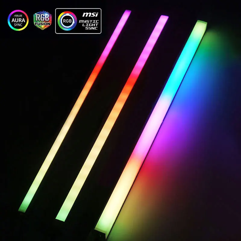 Computer 5V/3PIN Aluminum R505 Light Strip Chassis Light With Magnetic Multicolor RGB/VDG LED Pollution Color Atmosphere Lamp
Computer 5V/3PIN Aluminum R505 Light Strip Chassis Light With Magnetic Multicolor RGB/VDG LED Pollution Color Atmosphere Lamp