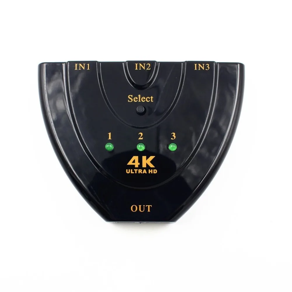 HDMI AUTO Switch Switcher 4K*2K 3D Mini HDMI Splitter 3 in 1 out Port Hub for DVD HDTV Xbox PS3 PS4 1080P hot sale new
HDMI AUTO Switch Switcher 4K*2K 3D Mini HDMI Splitter 3 in 1 out Port Hub for DVD HDTV Xbox PS3 PS4 1080P hot sale new