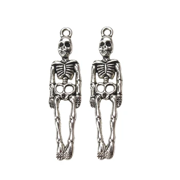 10pcs/lot 39*10mm Vintage Skeleton Charms Pendant Bracelet Charm Necklace Pendant For Men Women Jewelry Accessories
10pcs/lot 39*10mm Vintage Skeleton Charms Pendant Bracelet Charm Necklace Pendant For Men Women Jewelry Accessories