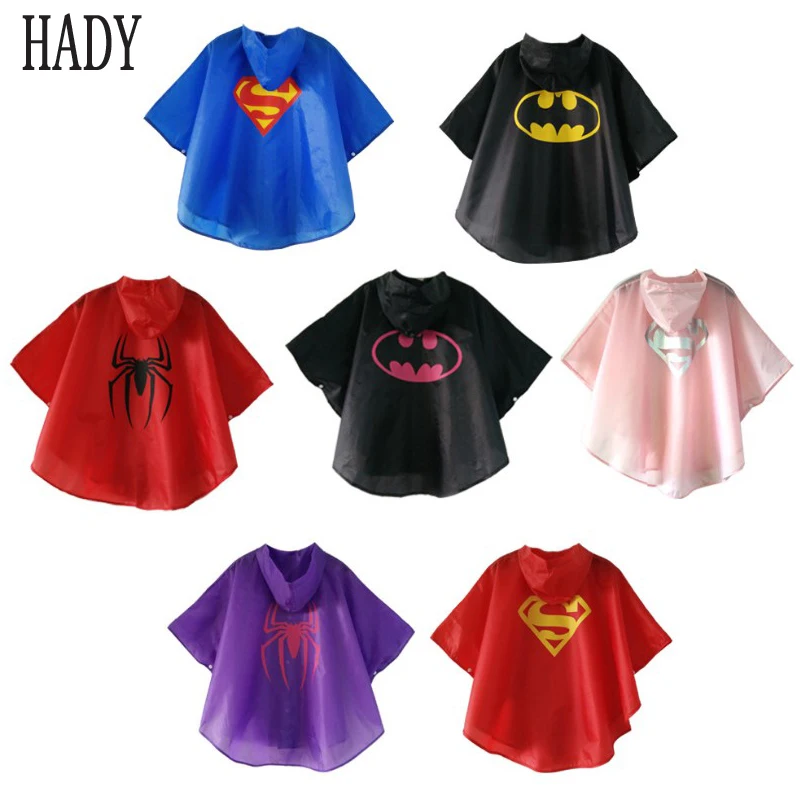 New low-cost superhero children's raincoats wholesale custom creative superman cartoon children's raincoats
New low-cost superhero children's raincoats wholesale custom creative superman cartoon children's raincoats