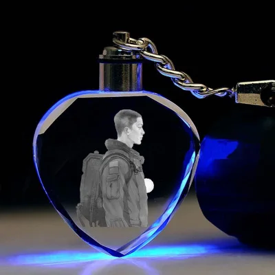 5Pcs/pack Heart Shaped Glass KeyChain Pendant Personalized Photo LED Light Colorful Crystal Luminated Baby Unique Souvenir
5Pcs/pack Heart Shaped Glass KeyChain Pendant Personalized Photo LED Light Colorful Crystal Luminated Baby Unique Souvenir