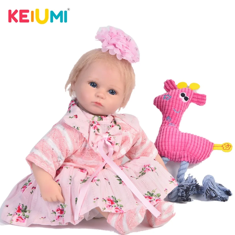 Lovely KEIUMI 43 cm Reborn Baby Doll Gold Mohair 17" Newborn Dolls Fashion Girls Toys For Children Playmates Christmas Gifts
Lovely KEIUMI 43 cm Reborn Baby Doll Gold Mohair 17" Newborn Dolls Fashion Girls Toys For Children Playmates Christmas Gifts