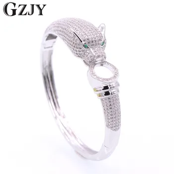 GZJY High Quality Fashion White Gold Color Tiger AAA Zircon Bracelet Bangle For Women Wedding Jewelry Gift
GZJY High Quality Fashion White Gold Color Tiger AAA Zircon Bracelet Bangle For Women Wedding Jewelry Gift