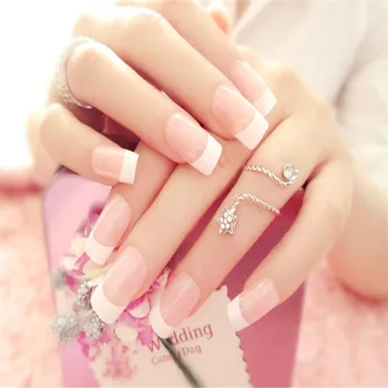 24Pcs Natural French False Nails Acrylic Classical Full Artificial Square Fake Nails for Home Office faux ongles
24Pcs Natural French False Nails Acrylic Classical Full Artificial Square Fake Nails for Home Office faux ongles