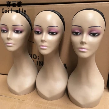 Display Female Mannequin Head Manikin Wig Stand Head Model For Hat Cap Jewellery Headphones Shown Display Stand
Display Female Mannequin Head Manikin Wig Stand Head Model For Hat Cap Jewellery Headphones Shown Display Stand