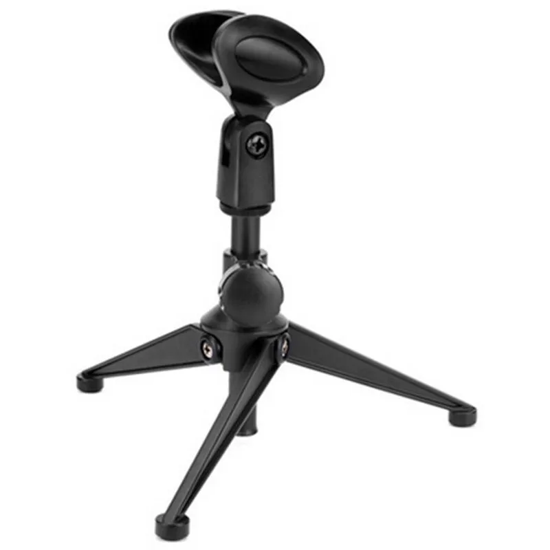 Adjustable Desktop Handheld Table Tripod Microphone MIC Stand Holder with Clip Mount Shock for KTV Karaoke PC-03 | Электроника