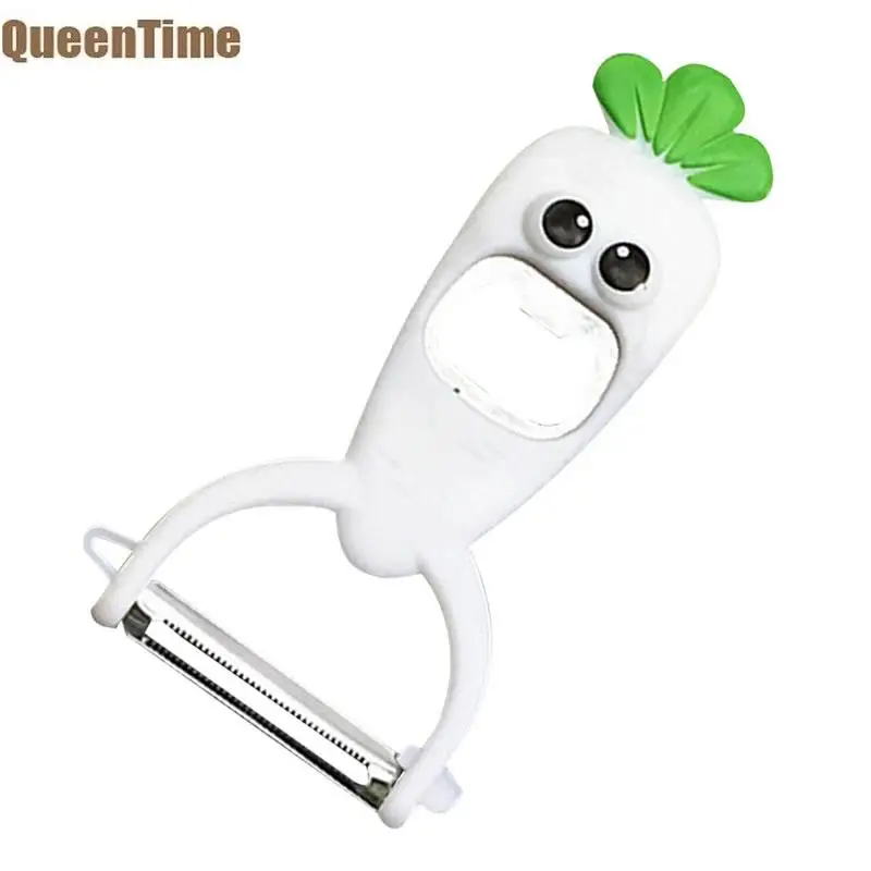 QueenTime 2 In 1 Fruits And Vegetable Peeler Bottle Opener Potatoes Slicer Carrot Shape Paring Knife Beer Opener Kitchen Gadgets
QueenTime 2 In 1 Fruits And Vegetable Peeler Bottle Opener Potatoes Slicer Carrot Shape Paring Knife Beer Opener Kitchen Gadgets