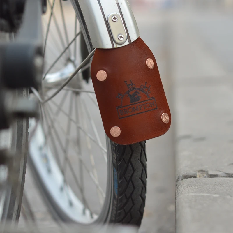 AGEKUSL Waterproof Leather Mudguard Fender For Brompton Folding Bike Bicycle Handmade Fenders Mud Guards Part Fender Accessory
AGEKUSL Waterproof Leather Mudguard Fender For Brompton Folding Bike Bicycle Handmade Fenders Mud Guards Part Fender Accessory
