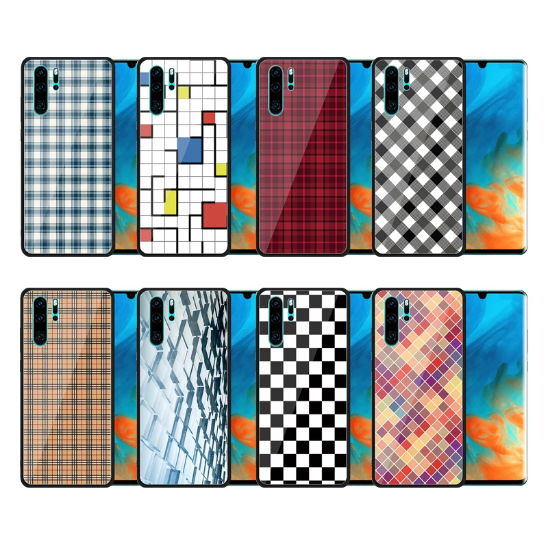 Luxury Tempered Glass Shell Case for Huawei P30 Pro P20 Lite P Smart Plus 2019 Square Stripe Phone Cases Cover Coque Fundas
Luxury Tempered Glass Shell Case for Huawei P30 Pro P20 Lite P Smart Plus 2019 Square Stripe Phone Cases Cover Coque Fundas