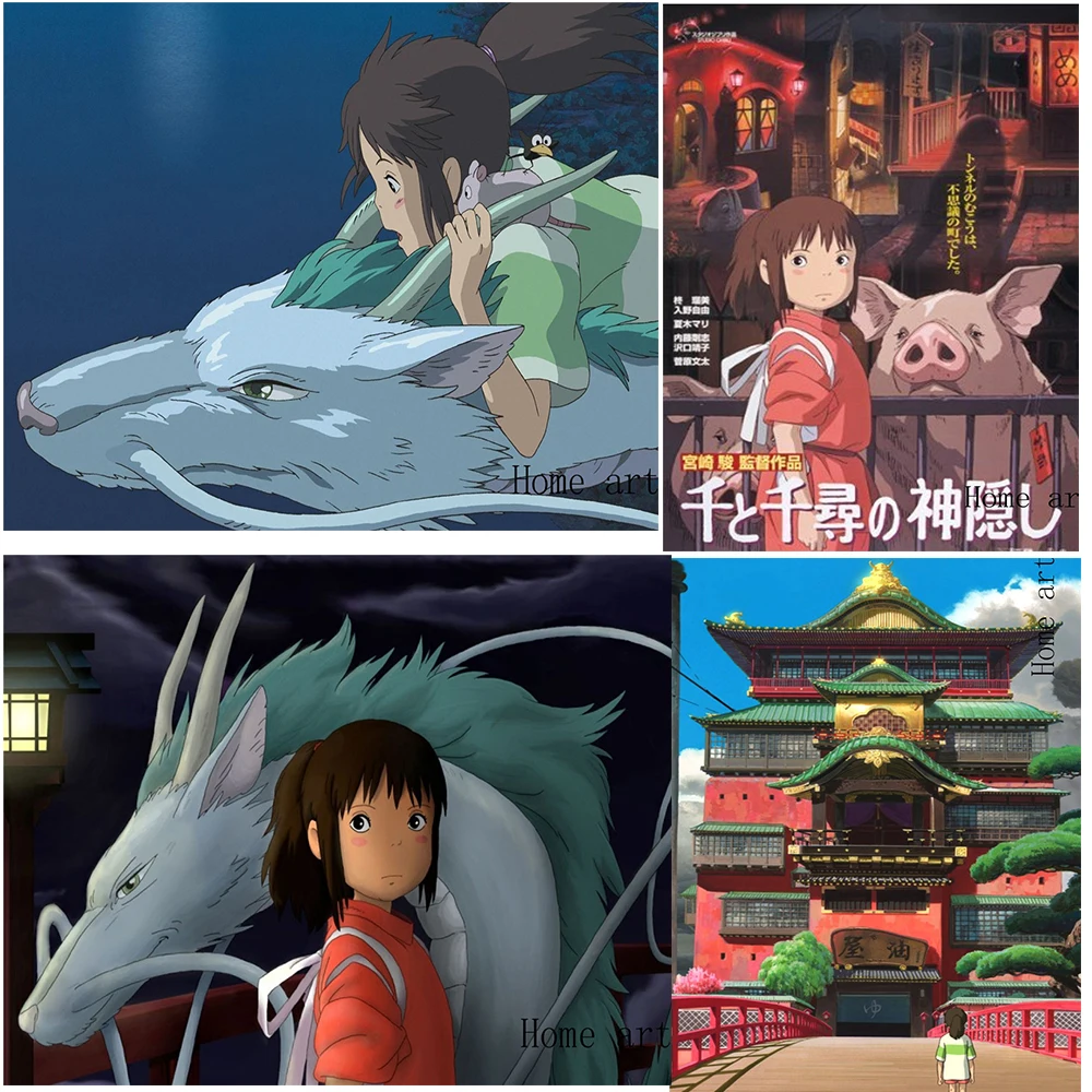 Spirited Away Miyazaki Hayao Poster Clear Image Wall Stickers Home Decoration Good Quality Prints White Coated Paper
Spirited Away Miyazaki Hayao Poster Clear Image Wall Stickers Home Decoration Good Quality Prints White Coated Paper