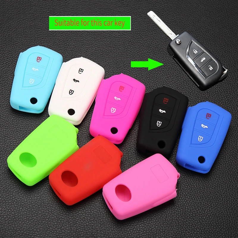 2018 Popular 2 Buttons Silicone Key Shell Case Cover for Toyota Camry Prado Highlander Corolla REIZ Crown RAV4 fob Protect shell
2018 Popular 2 Buttons Silicone Key Shell Case Cover for Toyota Camry Prado Highlander Corolla REIZ Crown RAV4 fob Protect shell