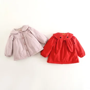 New Autumn Winter Baby Girls Cute Rabbit Ears Hooded Jackets Toddler Cotton Coats Infant Children Kids Thick Warm Outerwear G121
New Autumn Winter Baby Girls Cute Rabbit Ears Hooded Jackets Toddler Cotton Coats Infant Children Kids Thick Warm Outerwear G121