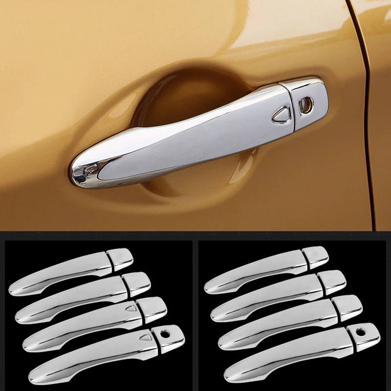 ABS Chrome Car Side Door Handle Cover Trim Molding With Smart Keyhole For Nissan Qashqai J11 2015 2016 2017 2018 Accessories
ABS Chrome Car Side Door Handle Cover Trim Molding With Smart Keyhole For Nissan Qashqai J11 2015 2016 2017 2018 Accessories