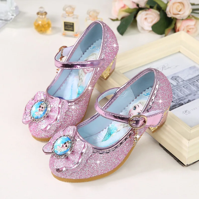 Disney Frozen Princess Kids Leather Shoes For Girls Flower Casual Glitter Children High Heel Girls Shoes Blue Pink Silver
Disney Frozen Princess Kids Leather Shoes For Girls Flower Casual Glitter Children High Heel Girls Shoes Blue Pink Silver