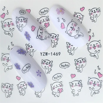 YWK 1PCS Fashion Harajuku Retro Animal Cat Flora Flower Water Transfer Nail Art Sticker Decal Slider Manicure Tool Tips
YWK 1PCS Fashion Harajuku Retro Animal Cat Flora Flower Water Transfer Nail Art Sticker Decal Slider Manicure Tool Tips
