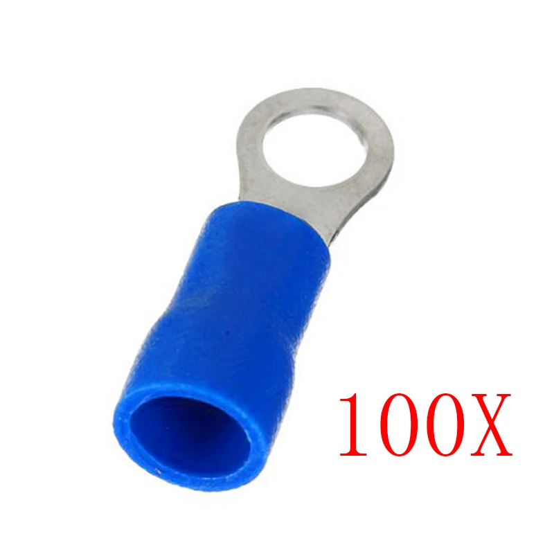 100PCS New Ring Ground Insulated Wire Connector Electrical Crimp Terminal 14-16AWG CLH@8
100PCS New Ring Ground Insulated Wire Connector Electrical Crimp Terminal 14-16AWG CLH@8