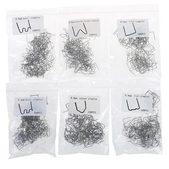 Universal 100 Pcs/Set Precut 0.6mm-0.8mm Hot Wave Flat Staples For Plastic Stapler Repair Welder Repair Tool
Universal 100 Pcs/Set Precut 0.6mm-0.8mm Hot Wave Flat Staples For Plastic Stapler Repair Welder Repair Tool