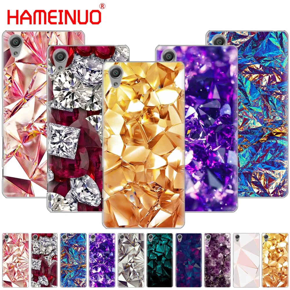 

HAMEINUO Crystal Diamond Cover phone Case for sony xperia C6 XA1 XA2 XA ULTRA X XP L1 L2 X XZ1 compact XR/XZ PREMIUM