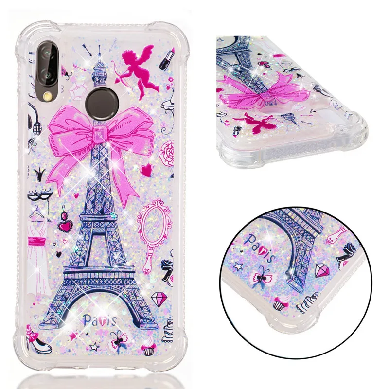 P Smart Phone Case For Huawei P20 Lite Mate10 Lite Cases Glitter 3D cute Soft TPU Silicone Case For Huawei P8 P9Lite 2017 Covers (49)