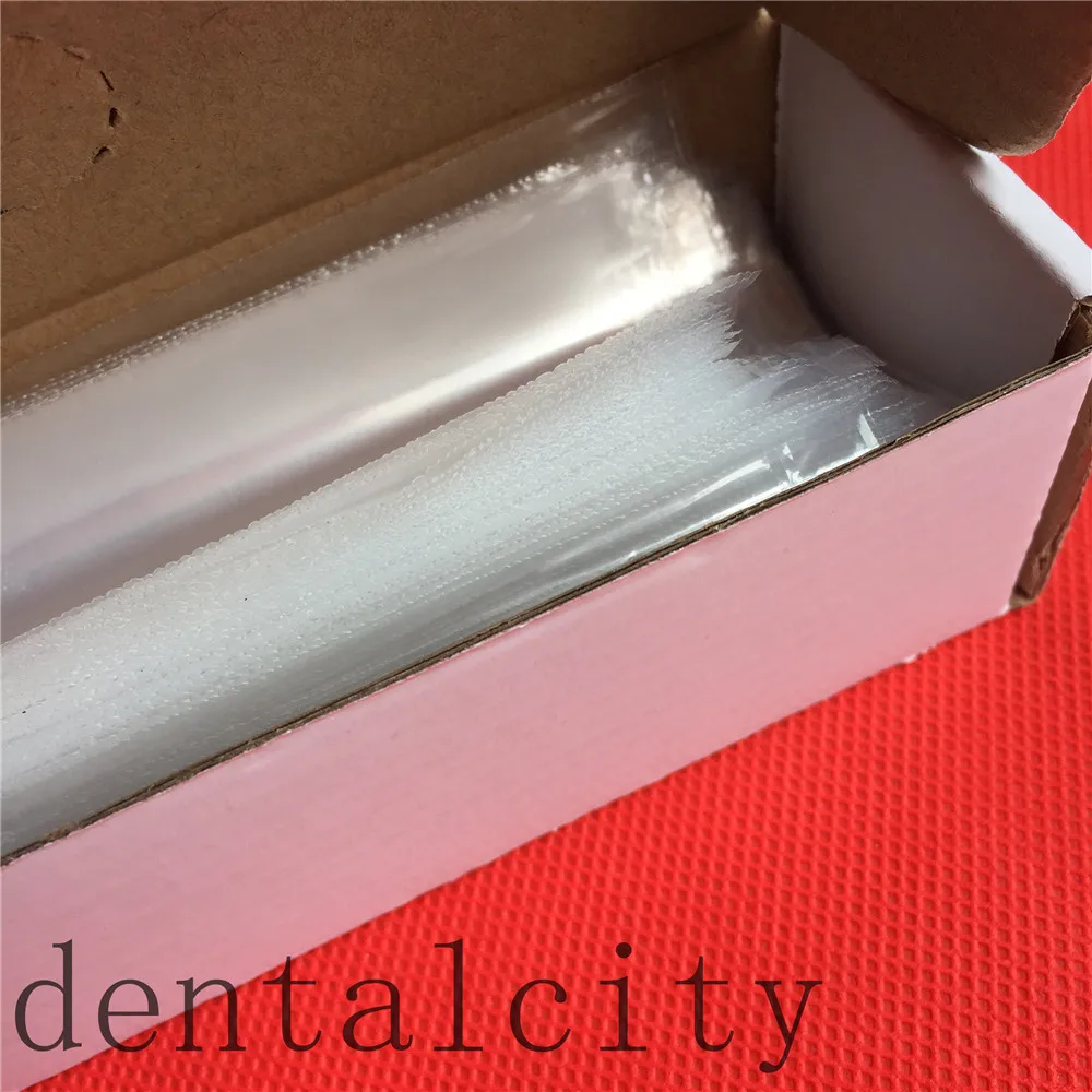 New 500pcs/pack Disposable Dental Cover Plastic Sleeves For Intraoral Camera Sheath Mouth Mirror Dental Material 19.7*4.1CM
New 500pcs/pack Disposable Dental Cover Plastic Sleeves For Intraoral Camera Sheath Mouth Mirror Dental Material 19.7*4.1CM