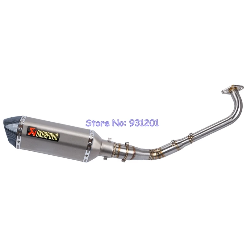 NMAX155 Motorcycle Exhaust Muffler System Mid Pipe Headers Front Tube with Akrapovic Exhaust Pipe Escape Moto NMAX 155 NMAX 125
NMAX155 Motorcycle Exhaust Muffler System Mid Pipe Headers Front Tube with Akrapovic Exhaust Pipe Escape Moto NMAX 155 NMAX 125
