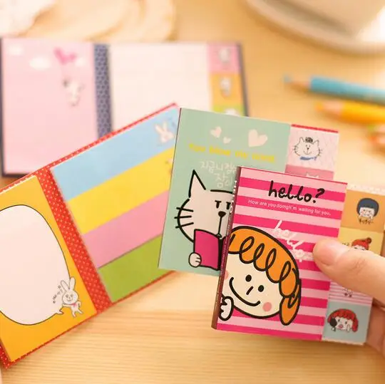 Memo sticky notepad 2 fold N times stick notes stickers kawaii stationery office material School supplies
Memo sticky notepad 2 fold N times stick notes stickers kawaii stationery office material School supplies