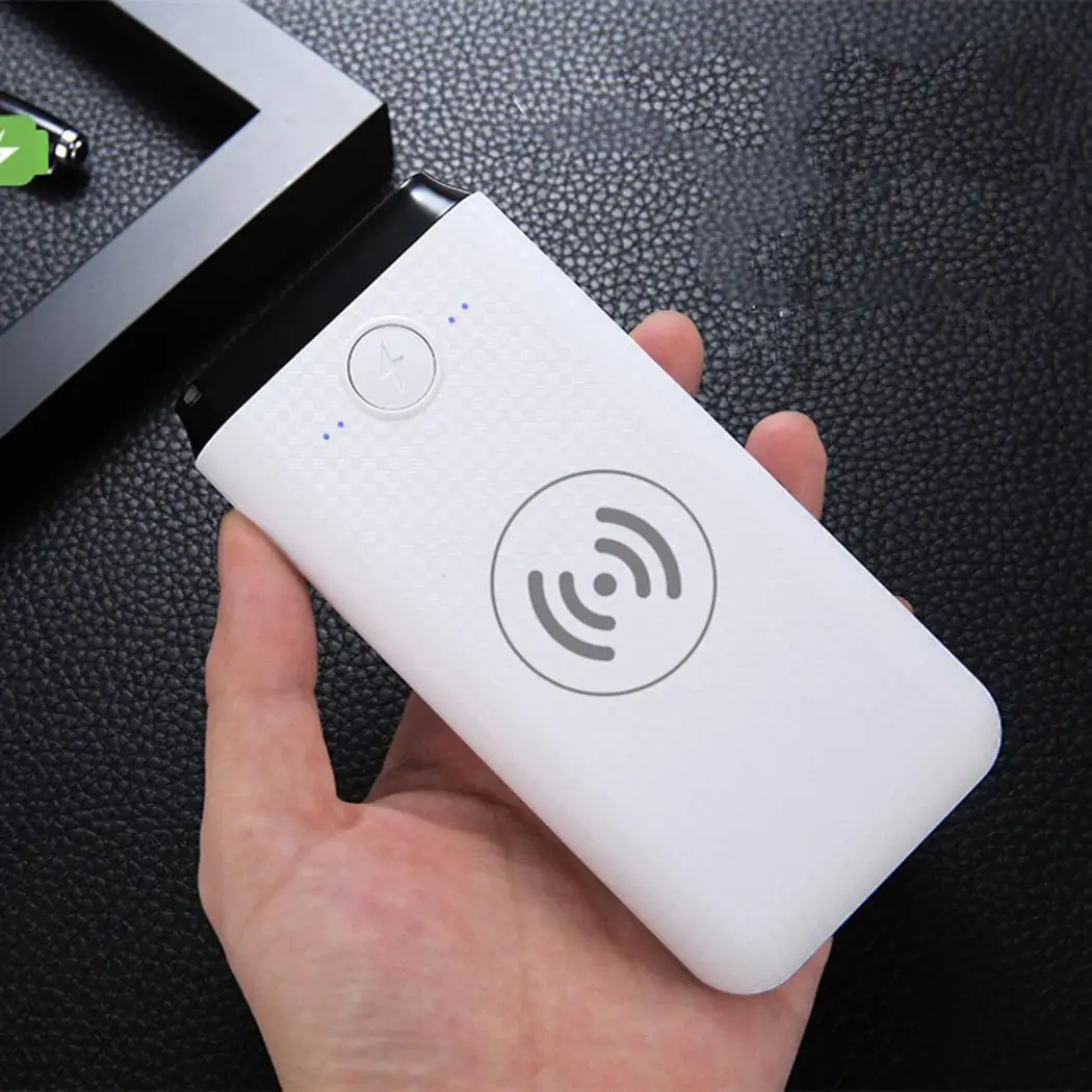 10000mah wireless fast charging mobile power bank Ultra-thin large capacity Qi charging treasure polymer lithium battery
10000mah wireless fast charging mobile power bank Ultra-thin large capacity Qi charging treasure polymer lithium battery