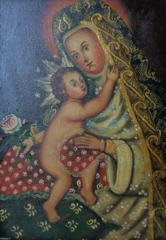 Dream-art Peru Cuzco Painting Mother & Child w. Rare #100% hand painted # #free shipping
Dream-art Peru Cuzco Painting Mother & Child w. Rare #100% hand painted # #free shipping