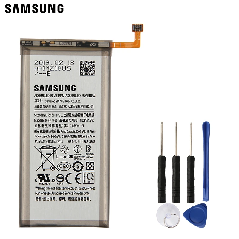 Samsung Original Replacement Battery EB-BG973ABU For Samsung Galaxy S10 X SM-G9730 S10 Authentic Phone Battery 3400mAh
Samsung Original Replacement Battery EB-BG973ABU For Samsung Galaxy S10 X SM-G9730 S10 Authentic Phone Battery 3400mAh