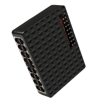 16 Ports 10/100Mbps Network Switch Fast Ethernet LAN RJ45 Vlan Hub Desktop PC Switcher with EU/US Adapter
16 Ports 10/100Mbps Network Switch Fast Ethernet LAN RJ45 Vlan Hub Desktop PC Switcher with EU/US Adapter