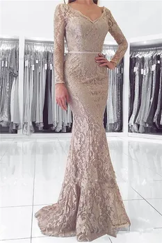 Lace Mermaid Mother of the Bride Dresses 2019 Long Sleeves Wedding Party Dress vestido de noiva Wedding Guest Dresses Plus Size 
Lace Mermaid Mother of the Bride Dresses 2019 Long Sleeves Wedding Party Dress vestido de noiva Wedding Guest Dresses Plus Size