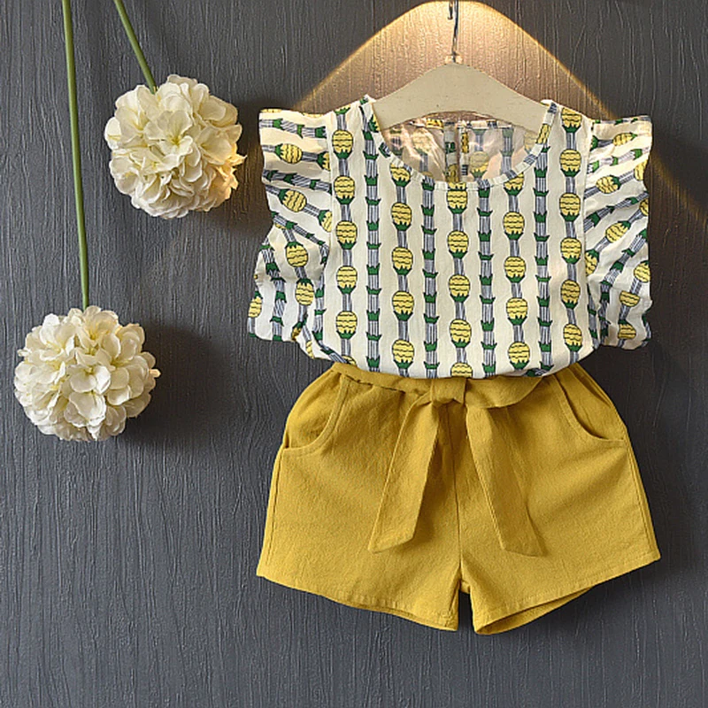 Beenira Girls Clothing Sets 2019 Summer New Products Girl Lady Child Baby Lace Ruffle Hem Sleeveless vest + Shorts Sets For 3-7Y
Beenira Girls Clothing Sets 2019 Summer New Products Girl Lady Child Baby Lace Ruffle Hem Sleeveless vest + Shorts Sets For 3-7Y