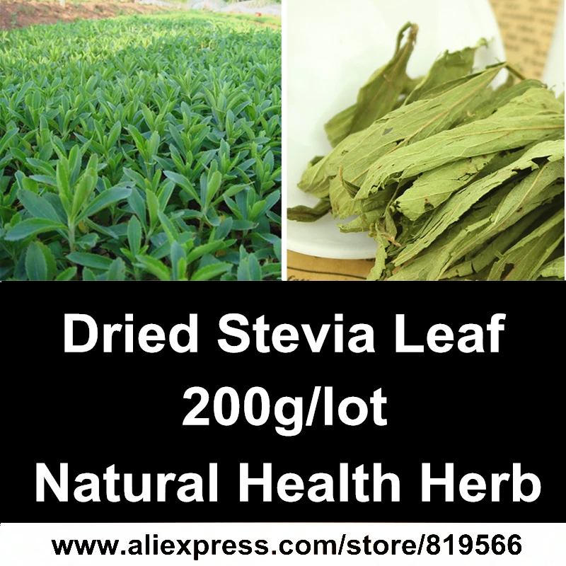 Dried Stevia Leaf Tea Natural Health Care Herb Zero Calories Sugar Sweetener Herbal Tea Stevioside