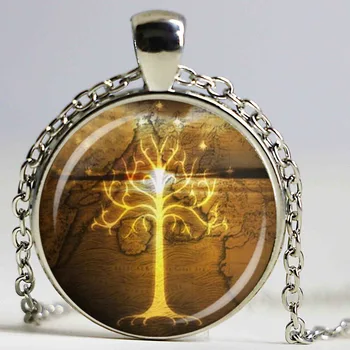 Vintage White Tree of Gondor Glass Dome Pendant Necklace DIY Handmade Glod Tree of Life Jewelry Charm Fashion Gift
Vintage White Tree of Gondor Glass Dome Pendant Necklace DIY Handmade Glod Tree of Life Jewelry Charm Fashion Gift