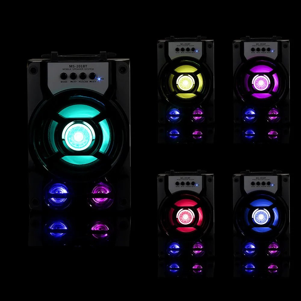 Беспроводной Bluetooth динамик с тремя рожками Мультимедиа беспроводной портативный