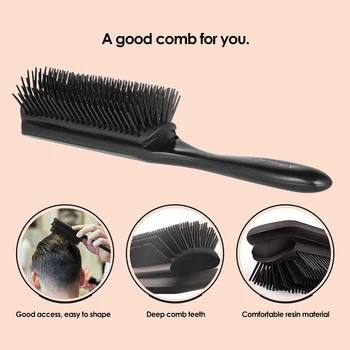 1pc 9 Rows Hair Comb Cushion Brush Anti-static HairbrushPlastic Dentangling Hairdressing Scalp Massage Men Hairdressing Combs
1pc 9 Rows Hair Comb Cushion Brush Anti-static HairbrushPlastic Dentangling Hairdressing Scalp Massage Men Hairdressing Combs