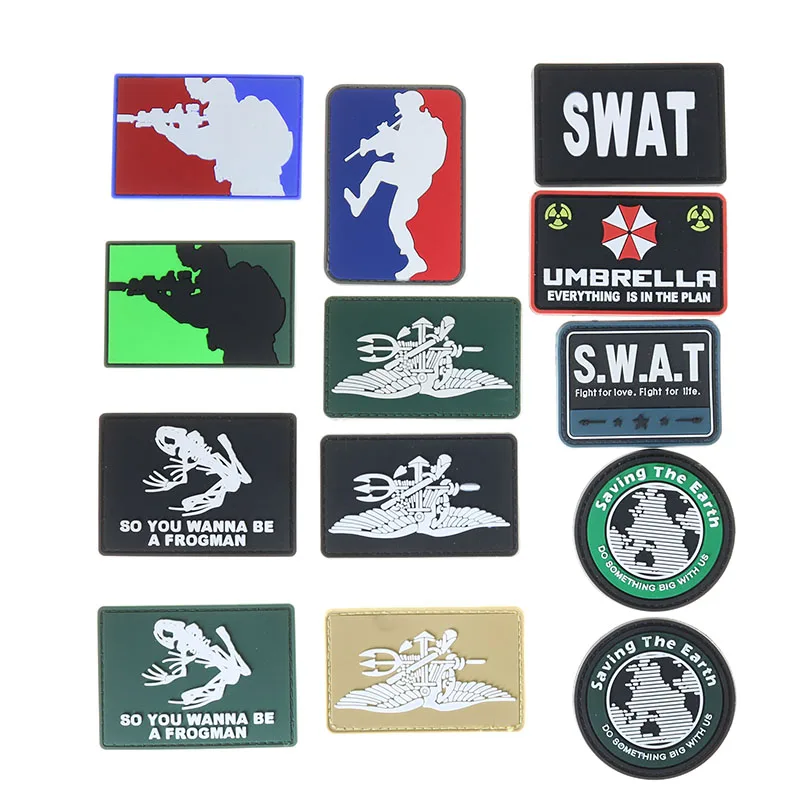 3D PVC Rubber Embroidery Tactical Military Headband Buckle Badge Clothing Military Armband Tactical Rubber Sports Outdoor Badge
3D PVC Rubber Embroidery Tactical Military Headband Buckle Badge Clothing Military Armband Tactical Rubber Sports Outdoor Badge